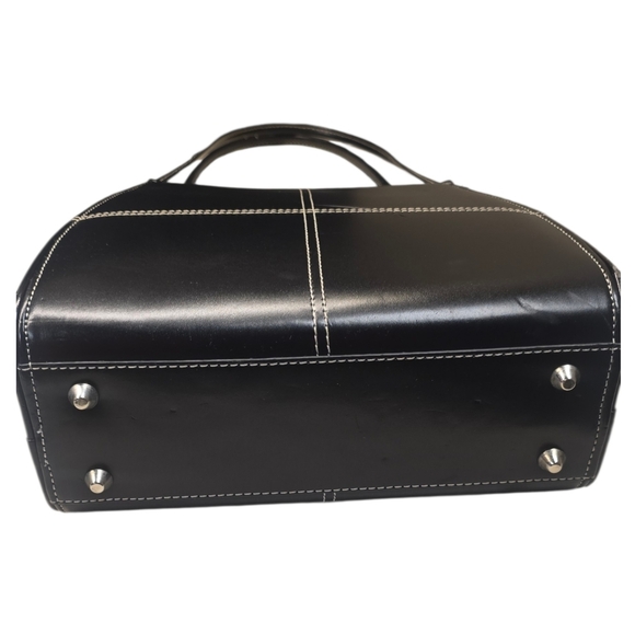 Kate Spade New York Black Leather Shoulder Bag Purse Handbag - Picture 3 of 15